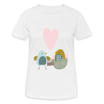 Easter Chick Spring Spring Flowers Nature Spring - Women's Breathable T-Shirt - white - Front - AI Model Female 172 dark (172cm)