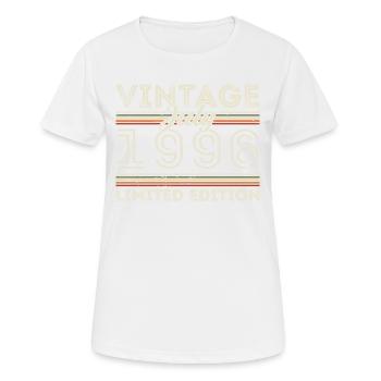 Juli 1996 Juli Geburtstagsgeschenk Juli 1996 - Frauen T-Shirt atmungsaktiv - Weiß - Vorne - AI Model Female 172 dark (172cm)