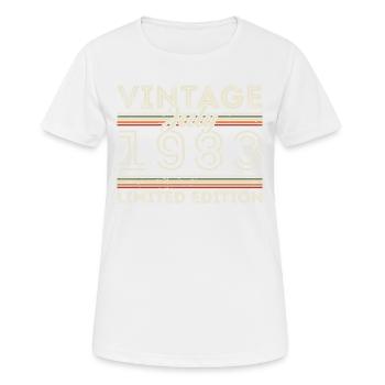 Juli 1983 Juli Geburtstagsgeschenk Juli 1983 - Frauen T-Shirt atmungsaktiv - Weiß - Vorne - AI Model Female 172 dark (172cm)