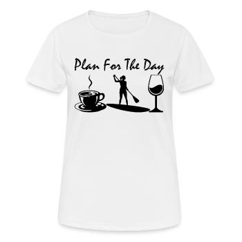 Plan For The Day - Women's Breathable T-Shirt - white - Front - AI Model Female 172 dark (172cm)