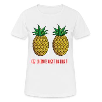 Été Été Été Été - T-shirt respirant Femme - blanc - Devant - AI Model Female 172 dark (172cm)