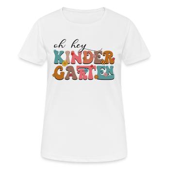 Oh Hey Professeur de maternelle - T-shirt respirant Femme - blanc - Devant - AI Model Female 172 dark (172cm)