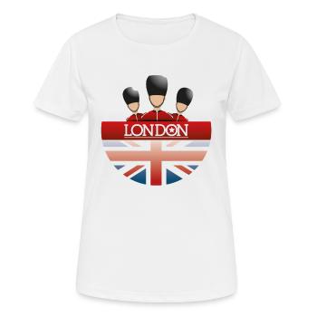 England ist mein Land - Frauen T-Shirt atmungsaktiv - Weiß - Vorne - AI Model Female 172 dark (172cm)