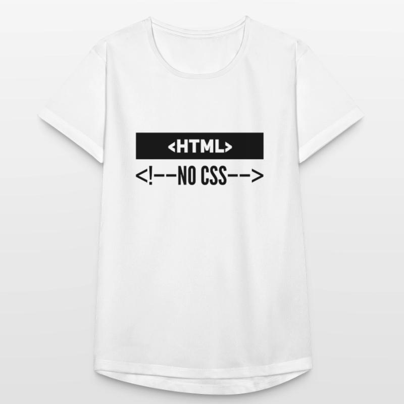 HTML Pas de CSS T-shirt respirant Femme