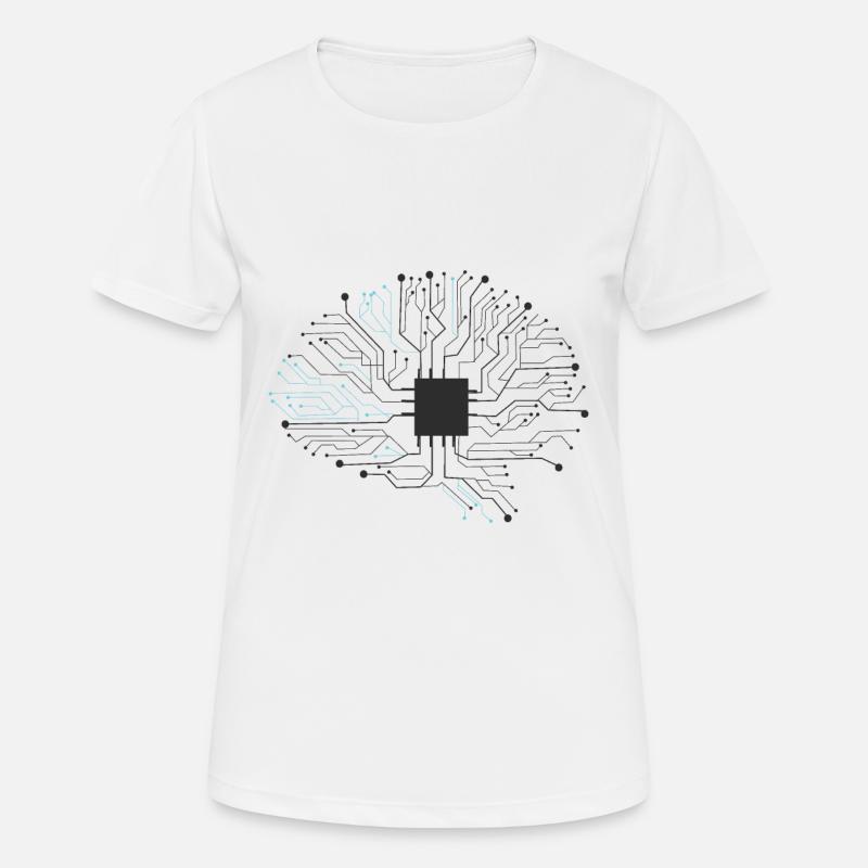 Chip Technik Programmierer - Frauen T-Shirt atmungsaktiv - Weiß