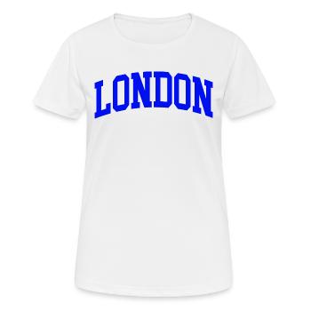 london - Frauen T-Shirt atmungsaktiv - Weiß - Vorne - AI Model Female 172 dark (172cm)