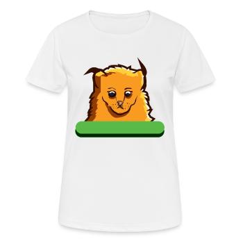 Luchs Baby Wild Cat - Frauen T-Shirt atmungsaktiv - Weiß - Vorne - AI Model Female 172 dark (172cm)