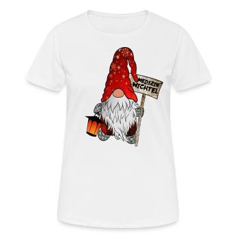 Medicine Gnome - Women's Breathable T-Shirt - white - Front - AI Model Female 172 dark (172cm)