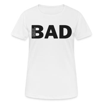Bad girl - bad girl 01 - Women's Breathable T-Shirt - white - Front - AI Model Female 172 dark (172cm)