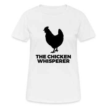 The Chicken Whisperer - Women's Breathable T-Shirt - white - Front - AI Model Female 172 dark (172cm)