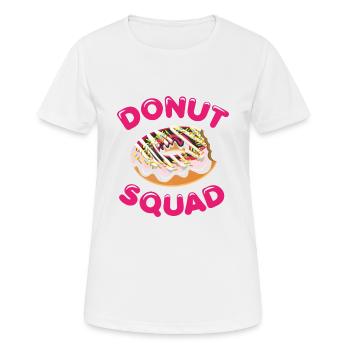 Donut Squad Donut Squad Cadeau drôle - T-shirt respirant Femme - blanc - Devant - AI Model Female 172 dark (172cm)