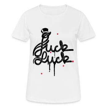 Chance aux jeux - T-shirt respirant Femme - blanc - Devant - AI Model Female 172 dark (172cm)