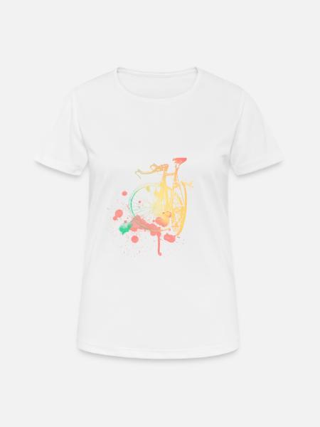 Bike - Women's Breathable T-Shirt - white