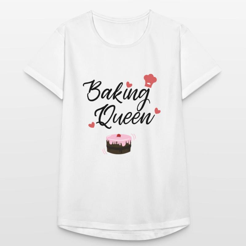 Baking queen baker cake gift idea pie Women's Breathable T-Shirt