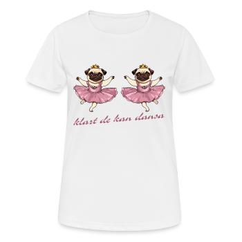 Of course they can dance - Women's Breathable T-Shirt - white - Front - AI Model Female 172 dark (172cm)