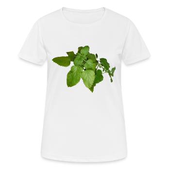herbes thym romarin persil origan aneth - T-shirt respirant Femme - blanc - Devant - AI Model Female 172 dark (172cm)