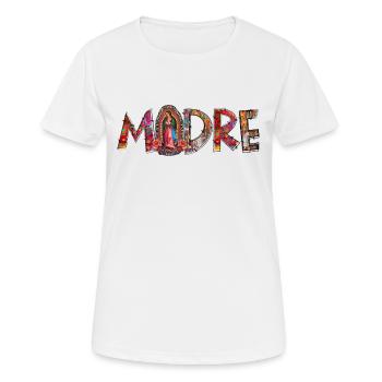 Madre Our Lady - Women's Breathable T-Shirt - white - Front - AI Model Female 172 dark (172cm)