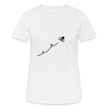 mouche sumsum - T-shirt respirant Femme - blanc - Devant - AI Model Female 172 dark (172cm)