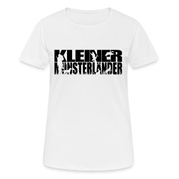 KLEINER MÜNSTERLÄNDER Jagdhund Wilsigns Jagdhunde - Frauen T-Shirt atmungsaktiv - Weiß - Vorne - AI Model Female 172 dark (172cm)