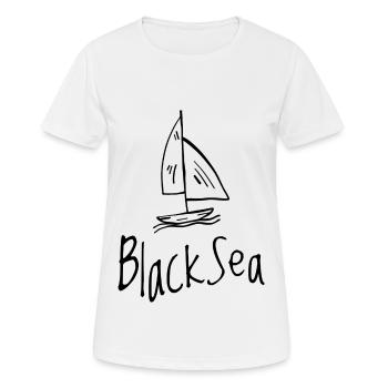 Black Sea - Women's Breathable T-Shirt - white - Front - AI Model Female 172 dark (172cm)