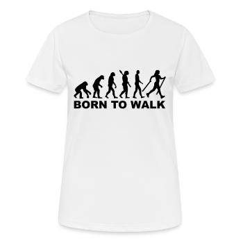 Evolution Nordic Walking - T-shirt respirant Femme - blanc - Devant - AI Model Female 172 dark (172cm)