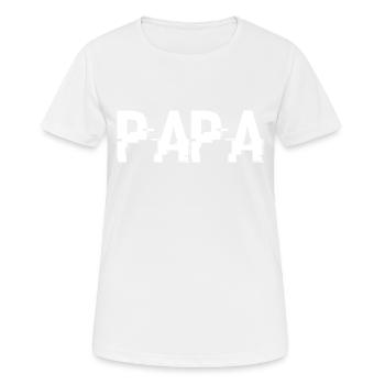 Papa-Geschenk - Der beste Papa - Frauen T-Shirt atmungsaktiv - Weiß - Vorne - AI Model Female 172 dark (172cm)