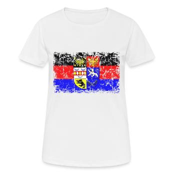 Ostfriesland - Frauen T-Shirt atmungsaktiv - Weiß - Vorne - AI Model Female 172 dark (172cm)