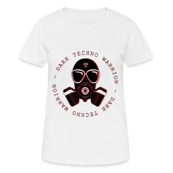 Dark Techno shirt - Frauen T-Shirt atmungsaktiv - Weiß - Vorne - AI Model Female 172 dark (172cm)