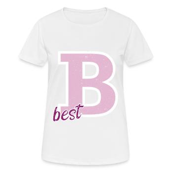 Best friends forever 3 meilleures amies cadeau - T-shirt respirant Femme - blanc - Devant - AI Model Female 172 dark (172cm)