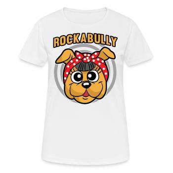 Rockabilly - Women's Breathable T-Shirt - white - Front - AI Model Female 172 dark (172cm)