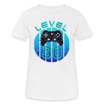 30 Birthday - Gift for 30 Birthday - Women's Breathable T-Shirt - white - Front - AI Model Female 172 dark (172cm)