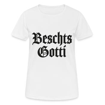 Beschts Gotti Schweiz Patentante Patin - Frauen T-Shirt atmungsaktiv - Weiß - Vorne - AI Model Female 172 dark (172cm)