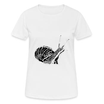 slug - Women's Breathable T-Shirt - white - Front - AI Model Female 172 dark (172cm)