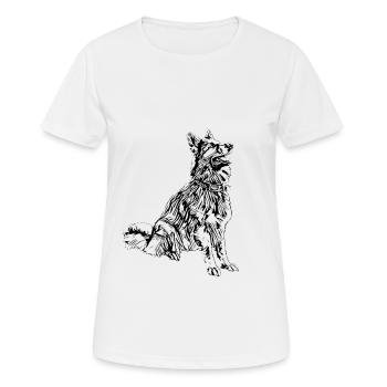 Bergers - T-shirt respirant Femme - blanc - Devant - AI Model Female 172 dark (172cm)