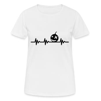 Herzschlag Bombe - Frauen T-Shirt atmungsaktiv - Weiß - Vorne - AI Model Female 172 dark (172cm)