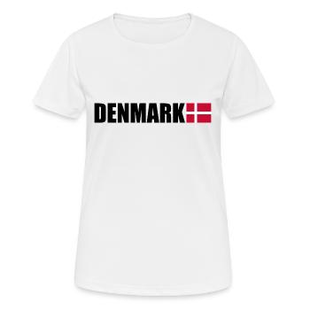 Denmark - Women's Breathable T-Shirt - white - Front - AI Model Female 172 dark (172cm)