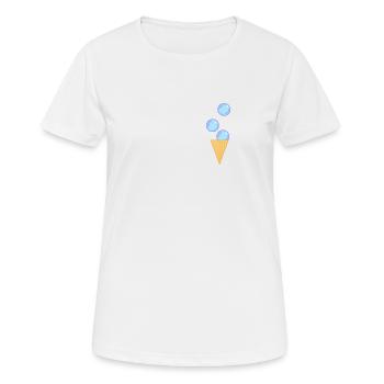 Bubble Ice Cream 2 - Women's Breathable T-Shirt - white - Front - AI Model Female 172 dark (172cm)