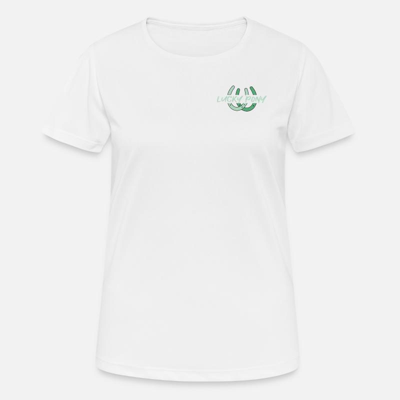 Lucky Pony - Women's Breathable T-Shirt - white