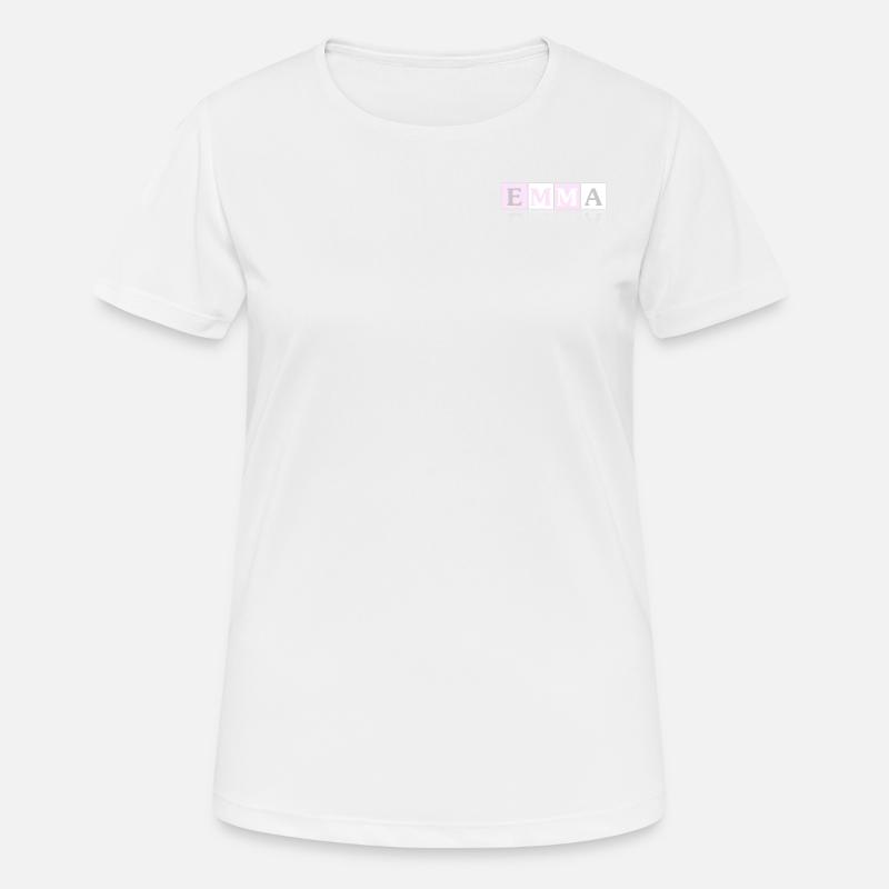 Emma - Women's Breathable T-Shirt - white