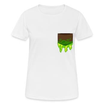 Poche visqueuse - T-shirt respirant Femme - blanc - Devant - AI Model Female 172 dark (172cm)