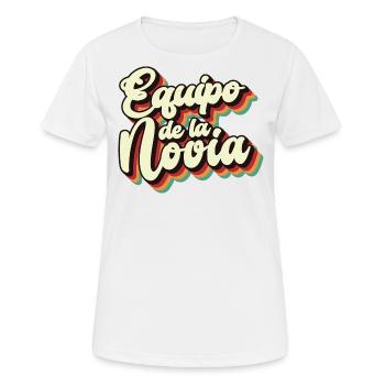 Equipo dela Novia Team Bride Wedding Bridesmaid - Women's Breathable T-Shirt - white - Front - AI Model Female 172 dark (172cm)