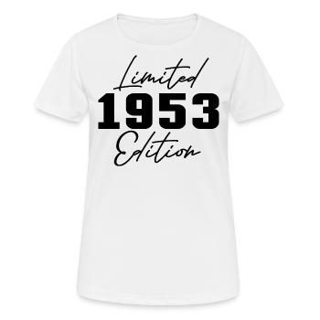 70. Geburtstag Männer Frauen Jubiläum 70 Jahre alt - Frauen T-Shirt atmungsaktiv - Weiß - Vorne - AI Model Female 172 dark (172cm)