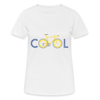 cool bike cyclist cool bike bikes bikes - Women's Breathable T-Shirt - white - Front - AI Model Female 172 dark (172cm)