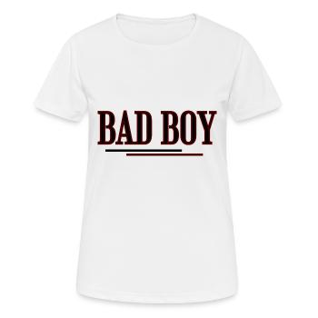 Bad Boy - Frauen T-Shirt atmungsaktiv - Weiß - Vorne - AI Model Female 172 dark (172cm)