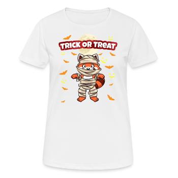 Trick Or Treat Scary Creepy Halloween Monster - Women's Breathable T-Shirt - white - Front - AI Model Female 172 dark (172cm)