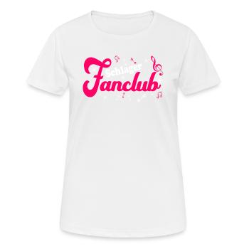 Schlager Fanclub Costume SchlagerParty Fan - T-shirt respirant Femme - blanc - Devant - AI Model Female 172 dark (172cm)