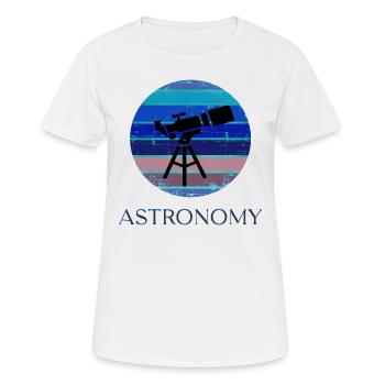 Astronomie - Frauen T-Shirt atmungsaktiv - Weiß - Vorne - AI Model Female 172 dark (172cm)