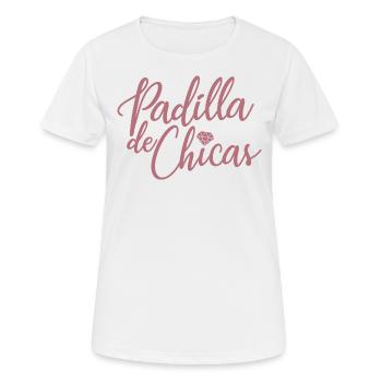 Padilla de Chicas Bride's Gang Bridesmaid Wedding - Women's Breathable T-Shirt - white - Front - AI Model Female 172 dark (172cm)