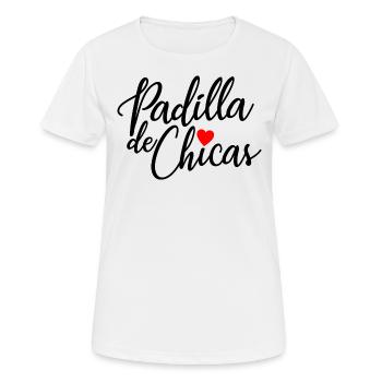Padilla de Chicas Bride's Gang Bridesmaid Wedding - Women's Breathable T-Shirt - white - Front - AI Model Female 172 dark (172cm)
