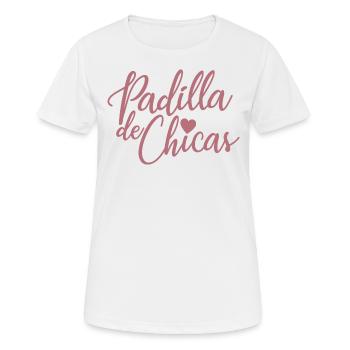 Padilla de Chicas Bride's Gang Bridesmaid Wedding - Women's Breathable T-Shirt - white - Front - AI Model Female 172 dark (172cm)